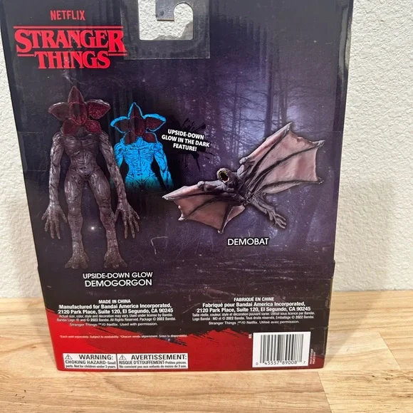STRANGER THINGS UPSIDE DOWN GLOW DEMOGORGON 7”ACTION FIGURE VINYL NETFLIX TOY - Picture 3 of 7
